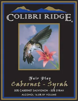 Colibri Ridge Winery Fair Play Cabernet Syrah