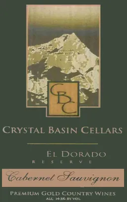 Crystal Basin Cellars Reserve Cabernet Sauvignon