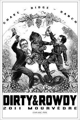 Dirty and Rowdy Family Wines Shake Ridge Ranch Mourvedre