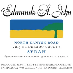 Edmunds St. John North Canyon Road Syrah