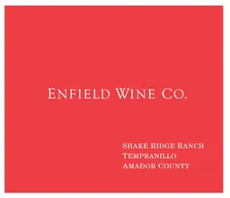 Enfield Wine Co Shake Ridge Ranch Tempranillo