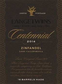 Lewis Vineyard Centennial Zinfandel
