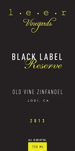 Black Label Reserve Old Vine Zinfandel