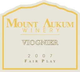 Mount Aukum Winery Viognier