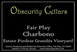 Oakstone Winery Charbono