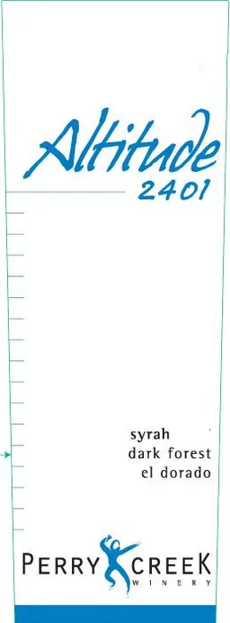 Perry Creek Vineyards Altitude Syrah