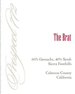 The Brat Grenache Syrah