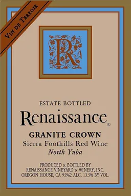 Renaissance Vineyard and Winery Granite Crown Red Wine