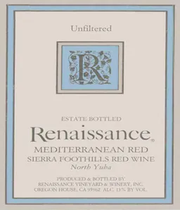 Renaissance Vineyard and Winery Mediterranean Red