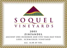 Soquel Schmierer Vineyard Zinfandel