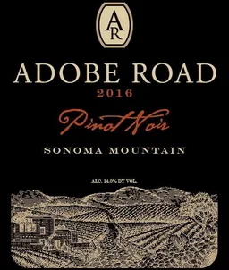 Adobe Road Sonoma Mountain Pinot Noir
