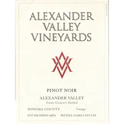 Alexander Valley Vineyards Pinot Noir