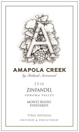 Amapola Creek Monte Rosso Vineyard Zinfandel