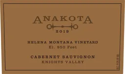 Anakota Helena Montana Vineyard Cabernet Sauvignon