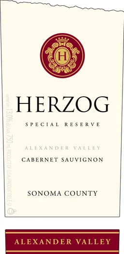 Alexander Valley Special Reserve Cabernet Sauvignon