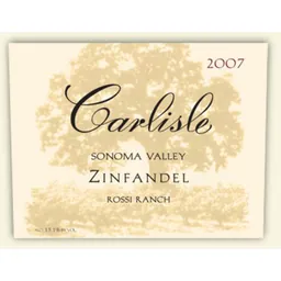 Rossi Ranch Zinfandel