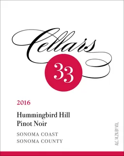 Hummingbird Hill Vineyard Pinot Noir
