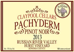 CC Pachyderm Hurst Vineyard Pinot Noir