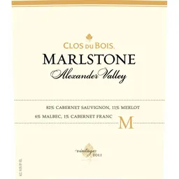 Clos du Bois Winery Marlstone