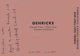 Sonoma Coast Pinot Noir