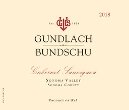 Gundlach Bundschu Cabernet Sauvignon