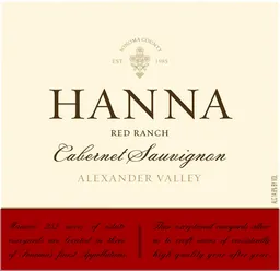 Hanna Winery Hanna Cabernet Sauvignon