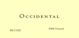 Occidental SWK Vineyard Pinot Noir
