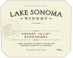 Sonoma Valley Zinfandel
