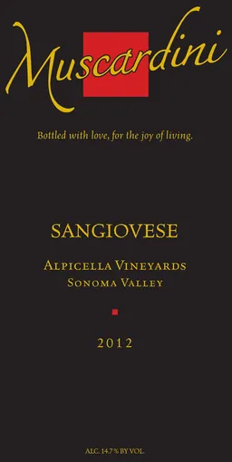 Alpicella Vineyards Sangiovese