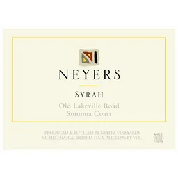 Syrah Sonoma Coast Old Lakeville Road