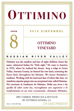 Estate Vineyard Zinfandel