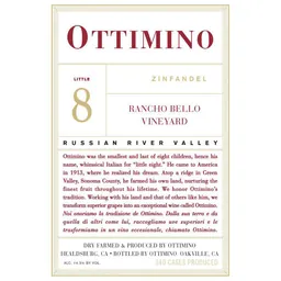 Rancho Bello Vineyard Zinfandel