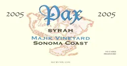Majik Vineyard Syrah
