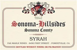 Sonoma Hillsides Syrah