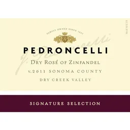 Pedroncelli Winery Dry Rose of Zinfandel