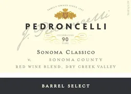 Pedroncelli Winery Sonoma Classico Red Blend
