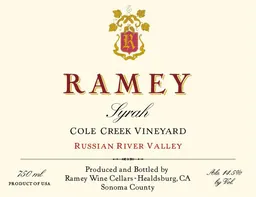 Cole Creek Vineyard Syrah