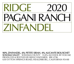 Pagani Ranch Zinfandel