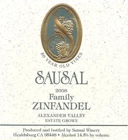 Family Old Vine Estate Zinfandel