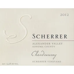 Scherrer Vineyard Chardonnay