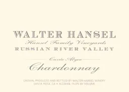 Walter Hansel Cuvee Alyce Chardonnay