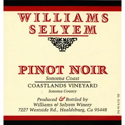 Coastlands Pinot Noir