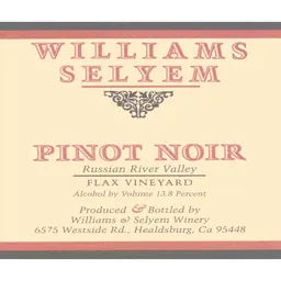Flax Vineyard Pinot Noir