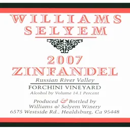 Forchini Vineyard Zinfandel