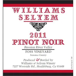 Foss Vineyard Pinot Noir