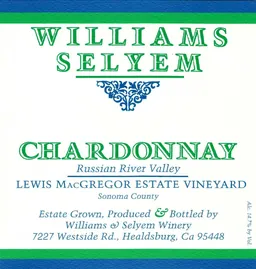 Lewis MacGregor Estate Vineyard Chardonnay