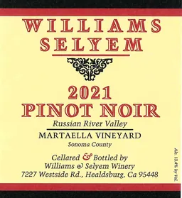 Martaella Vineyard Pinot Noir