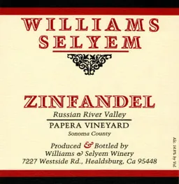Papera Vineyard Zinfandel
