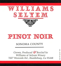 Sonoma County Pinot Noir