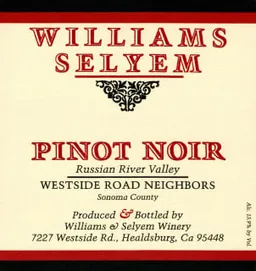Westside Road Neighbors Pinot Noir